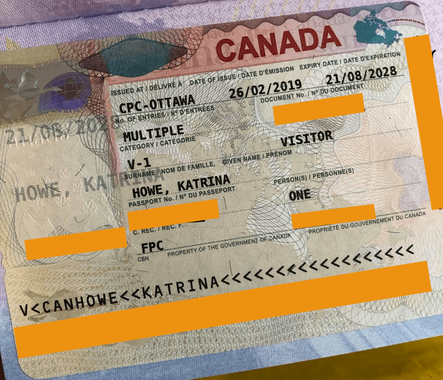 Visa Du L ch Canada c Bao L u Th i H n Cho T ng Lo i VISA VISATA