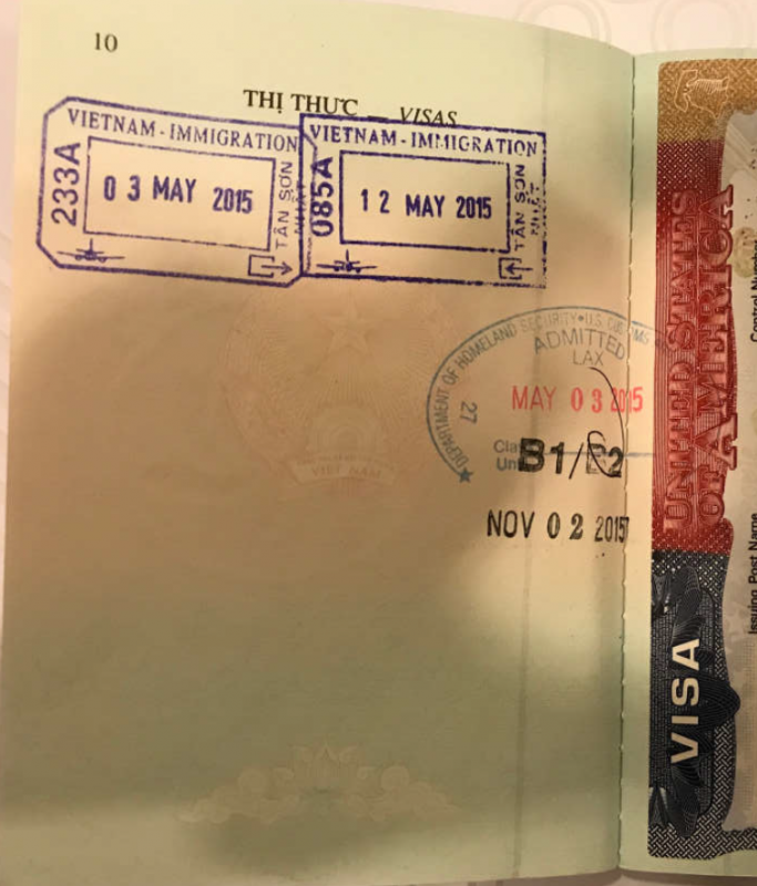 Thời hạn được ở lại Mỹ